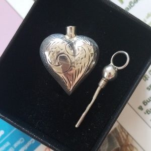 Unique Silver Heart Pendant